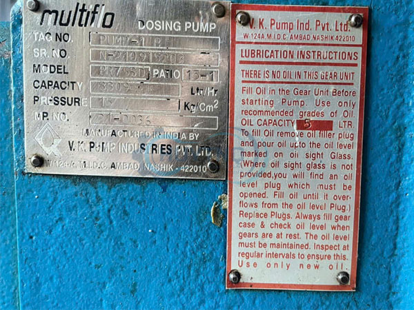 Sửa Máy Bơm Định Lượng Multiflo